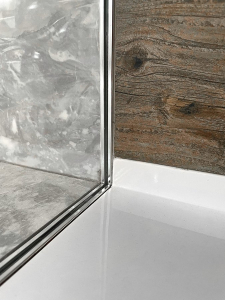 Polysan ARCHITEX sada pro uchycení skla, podlaha-stěna-strop, max. š. 1200mm, leštěný hliník AL2812