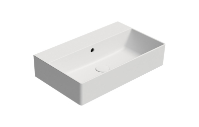 GSI KUBE X keramické umyvadlo 60x37cm, bez otvoru, bílá mat 9454009