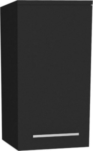 Mereo Bino koupelnová skříňka horní 63 cm, levá, Multidecor, Černá Supermat CN695CIPM