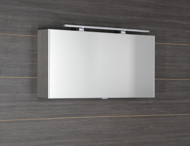 Sapho CLOE galerka s LED osvětlením 100x50x18cm, dub stříbrný CE100-0011