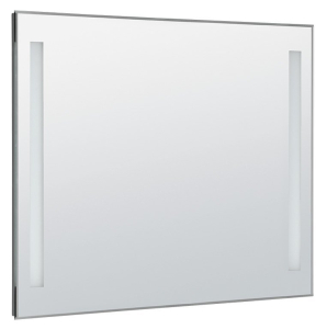 Aqualine Zrcadlo s LED osvětlením 100x80cm, kolébkový vypínač ATH7