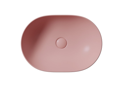 GSI PURA keramické umyvadlo na desku, 50x35cm, blush mat 886024