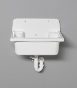 Aqualine Závěsná výlevka 55x37cm, plast, bílá PI5052