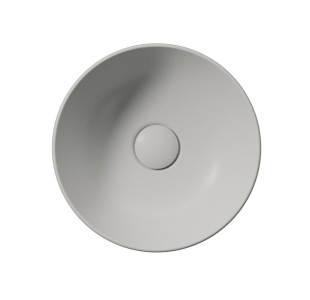 GSI PURA keramické umývátko na desku, průměr 32cm, cenere mat 885417