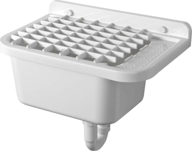 Aqualine Univerzální rošt pro závěsné výlevky, plast, bílá PI5020