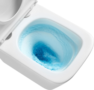 Mereo WC závěsné kapotované, Smart Flush RIMLESS, 490x340x350, keramické, vč. sedátka CSS118S VSD83T1