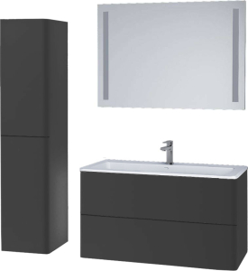 Mereo Siena, koupelnová skříňka 80 cm, antracit mat CN431S