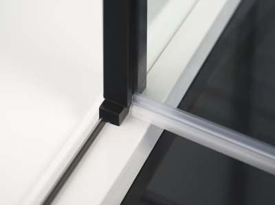 Polysan ZOOM BLACK obdélníkový sprchový kout 1400x800mm L/P varianta ZL1314BZL3280B