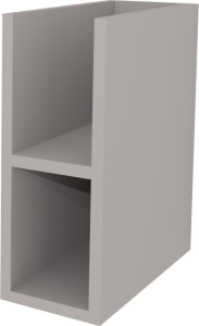 Mereo Aira, koupelnová skříňka 20 cm, spodní,  Multidecor, Arktická šedá CN797SARS1