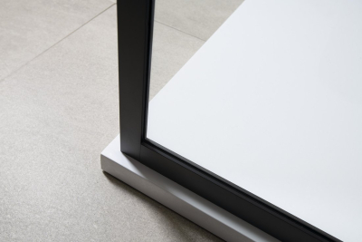 Gelco CURE BLACK sprchová zástěna 1400mm, čiré sklo CB140