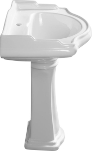 Kerasan RETRO universální keramický sloup k umyvadlům 56, 69, 73cm, bílá 107001