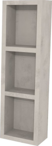 Mereo Aira, koupelnová skříňka 20 cm, horní, policová, Multidecor, Chromix stříbrný CN796SACST