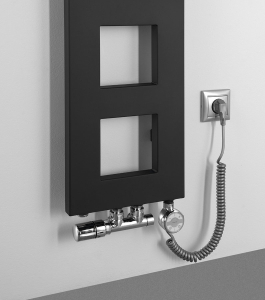 Sapho BLOCK otopné těleso 280x1330 mm, černá mat IR181