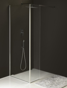 Polysan MODULAR SHOWER pevný panel k instalaci na stěnu modulu MS2, 600 mm, levý MS2B-60L