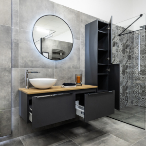Mereo Mailo, koupelnová skříňka 61 cm, chrom madlo, Multidecor, Zelená Verde CN590SZEV1