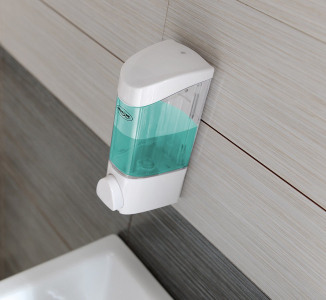 Aqualine Dávkovač mýdla nástěnný 300ml, bílá 1319-70