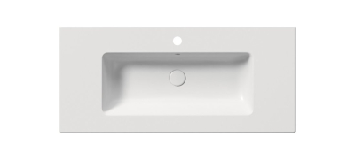 GSI PURA keramické umyvadlo Slim 102x46cm, bílá mat 8886109