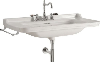 Kerasan WALDORF keramické umyvadlo 80x55cm, 3 otvory, bílá 4141K1-3