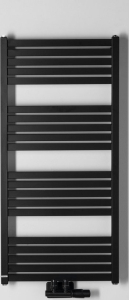 Bruckner GRUNT otopné těleso rovné 500x1050mm, středové připojení, černá mat 600.121.6