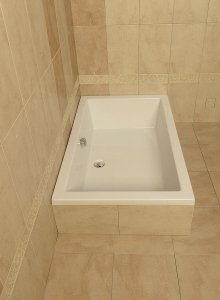 Polysan DEEP hluboká sprchová vanička, obdélník 120x75x26cm, bílá 71564