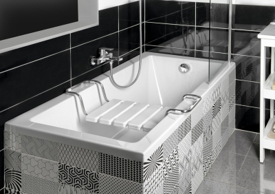 Aqualine DOUBRAVA obdélníková vana 160x70x42cm, bílá A1670