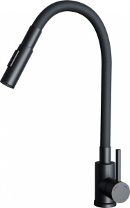 Granitový dřez Sinks ULTIMA 790 Pureblack + ELASTA S černá matná G25426