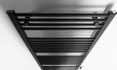 Aqualine DIRECT-E elektrické otopné těleso rovné 600x1320 mm, 600 W, černá ILE36TB