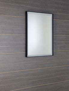Sapho SORT zrcadlo s LED osvětlením 47x70cm, černá mat ST047