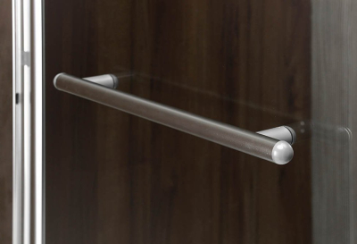 Polysan RIONI vanová zástěna s pneumatickým zdvihem, š. 710mm, stříbrná, čiré sklo 72915