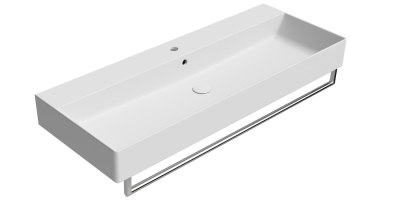 GSI KUBE X keramické umyvadlo 120x47cm, bílá mat 9424109