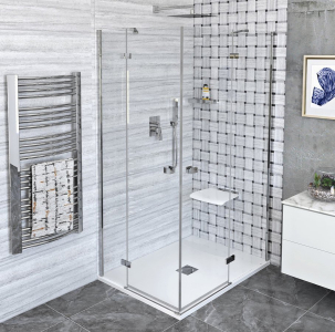 Polysan FORTIS obdélníkový sprchový kout 800x1000 mm, rohový vstup FL1080LFL1010R