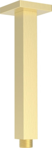 Sapho Sprchové stropní ramínko, hranaté, 200mm, zlato mat 1205-07GB