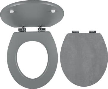 Novaservis WC sedátko, MDF s potiskem, panty kov-chrom WC/SOFTSTONE2