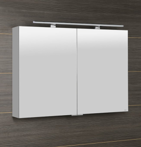 Sapho MIRRÓ galerka s LED osvětlením, 100x70x16cm, bílá MC100-0030