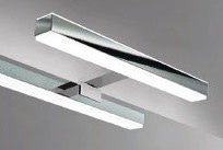 Sapho VERONICA 2 LED svítidlo, 8 W, 300x25x83 mm, IP44, chrom E26698CI