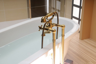 Sapho ANTEA nástěnná vanová baterie kompletní, bronz 3016