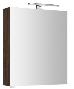 Sapho MIRRÓ galerka s LED osvětlením, 60x70x16cm, levá/pravá, borovice rustik MC060-0016
