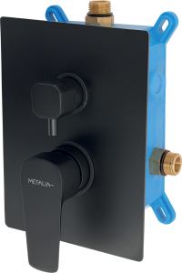 Novaservis Podomítková baterie s boxem 2 vývody, METALIA 58 BOX58051R,5