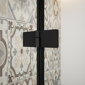 Gelco TRINITY BLACK obdélníkový sprchový kout 900x800mm, rohový vstup, čiré sklo GT2280-90C-B