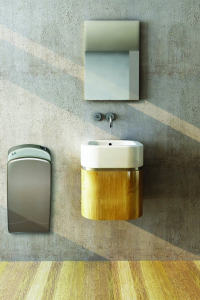 NOFER V-JET bezdotykový tryskový osoušeč rukou 220-240V, 1760W, 300x195x617mm, bílá 01303.W
