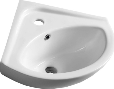Aqualine LUIGI keramické umývátko rohové 34x34 cm, bílá FS161
