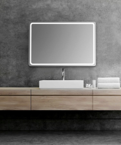 Sapho NYX zrcadlo s LED osvětlením 90x50cm NY090