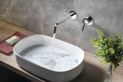 Isvea INFINITY OVAL keramické umyvadlo na desku, 55x36cm, bílá 10NF65055