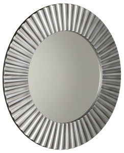 Sapho PRIDE kulaté zrcadlo v rámu ø 90cm, stříbrná PD902