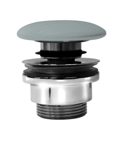 GSI GSI umyvadlová výpust 5/4“, click-clack, keramická zátka, 5-65mm, ghiaccio mat PCS15