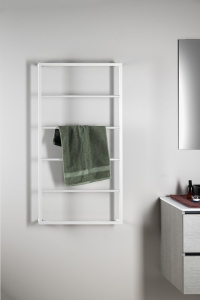 Sapho SKA nástěnný sušák ručníků 600x1150x100mm, bílá mat SKA512