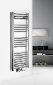 Aqualine ALYA otopné těleso rovné 400x1188mm, středové připojení, chrom LLS308