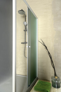 Aqualine AMADEO posuvné sprchové dveře 1000 mm, sklo Brick BTS100