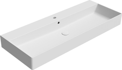 GSI KUBE X keramické umyvadlo 120x47cm, bílá mat 9424109