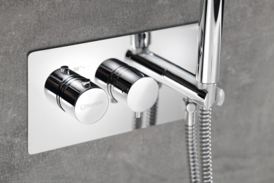 Sapho RHAPSODY podomítková sprchová termostatická baterie vč. sprchy, 2/3 výstupy, chrom 5508